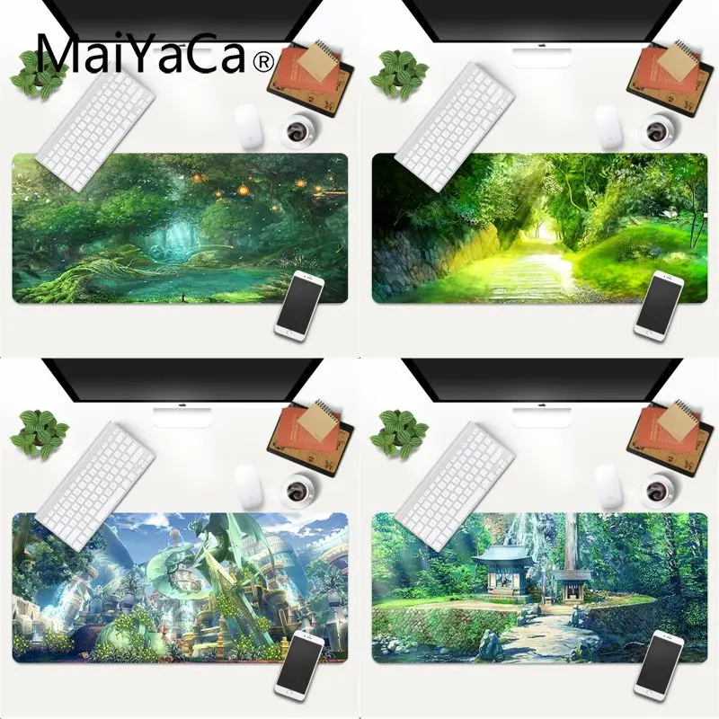 

MaiYaCa New Designs Tropical Garden Laptop Gaming Mice Mousepad Gaming Mouse Mat xl xxl 800x400mm for world of warcraft