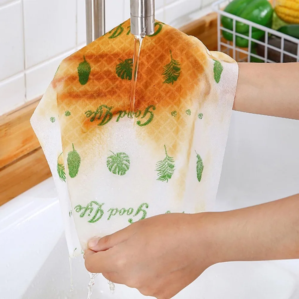 Одноразовые чистящие салфетки кухонные бумажные инструменты для чистки посуды Новые