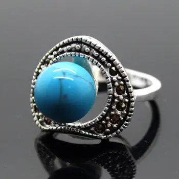 

005 RARE INDIA stone, VINTAGE STYLE SILVER RING US SIZE 7 8 9 10 JEWELLERY can choose