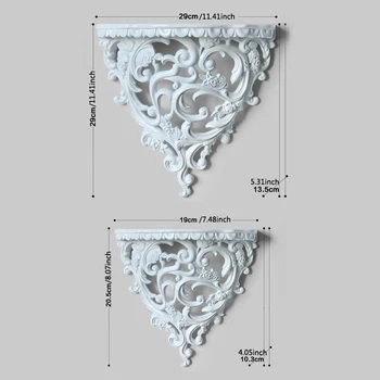 

Three Dimensional Shelves Partition Shelves for Room Wall Decorations TV Furnishing Style Creative Wall Mounted Resin European