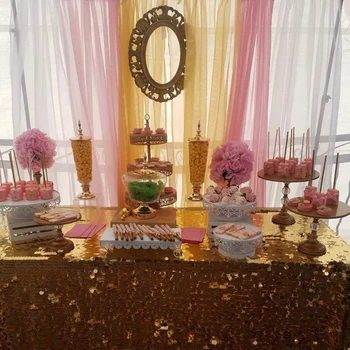 

Set Of 6 Home Detachable Party Table Decoration 3 4 5 Inch Cake Stand Acrylic Riser Candy Dessert Clear Jewerly Display Showcase