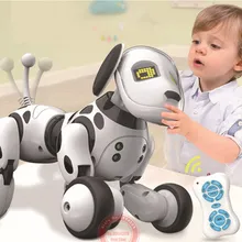 Programmable 2.4G télécommande sans fil Robot Intelligent chien enfants jouet Intelligent parlant Robot chien jouet électronique pour animaux de compagnie 