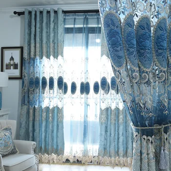 

Curtain: 2 meter width, 2.5 meter height, 6 pieces Tulle: 2 meter width, 2.5 meter height, 6 pieces