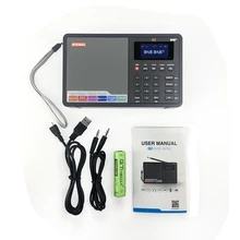 Профессиональный Черный GTMedia D1 DAB+ Радио Bluetooth Встроенный громкоговоритель Stero для ЕС