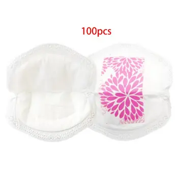 

100Pcs Disposable Maternity Breast Nursing Pads Mother Breastfeeding Leakproof Milk Adhesive Sticker Ultra Thin Highly Absorbent
