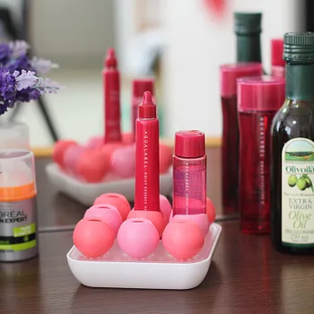 

Flower Bud Shape Storage Box Desktop Makeup Brush Lipstick Case Silicone Pens Holder Jewelry Organizer Home Storage Organization