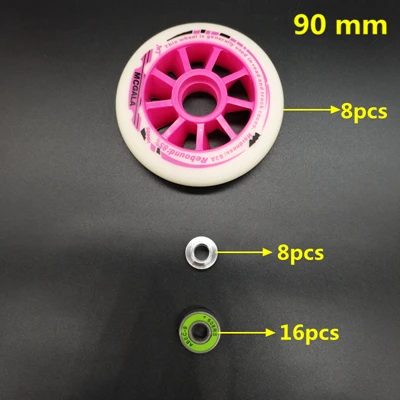 Скоростное колесо 90 мм 100 мм 110 мм ABEC-9 - Цвет: pink 90