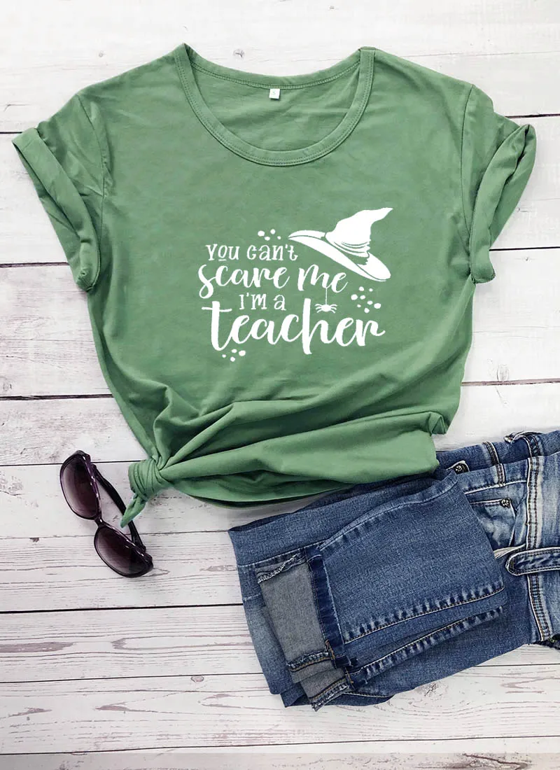 Вы не можете меня пугать я учительница графический принт Новое поступление