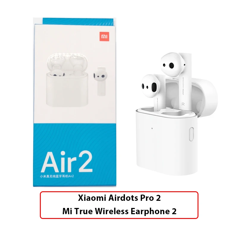 Xiaomi Airdots Pro СПЦ Bluetooth наушники ANC переключатель коснитесь Управление IPX4 Водонепроницаемый Беспроводной наушники - Цвет: Xiaomi Airdots Pro 2