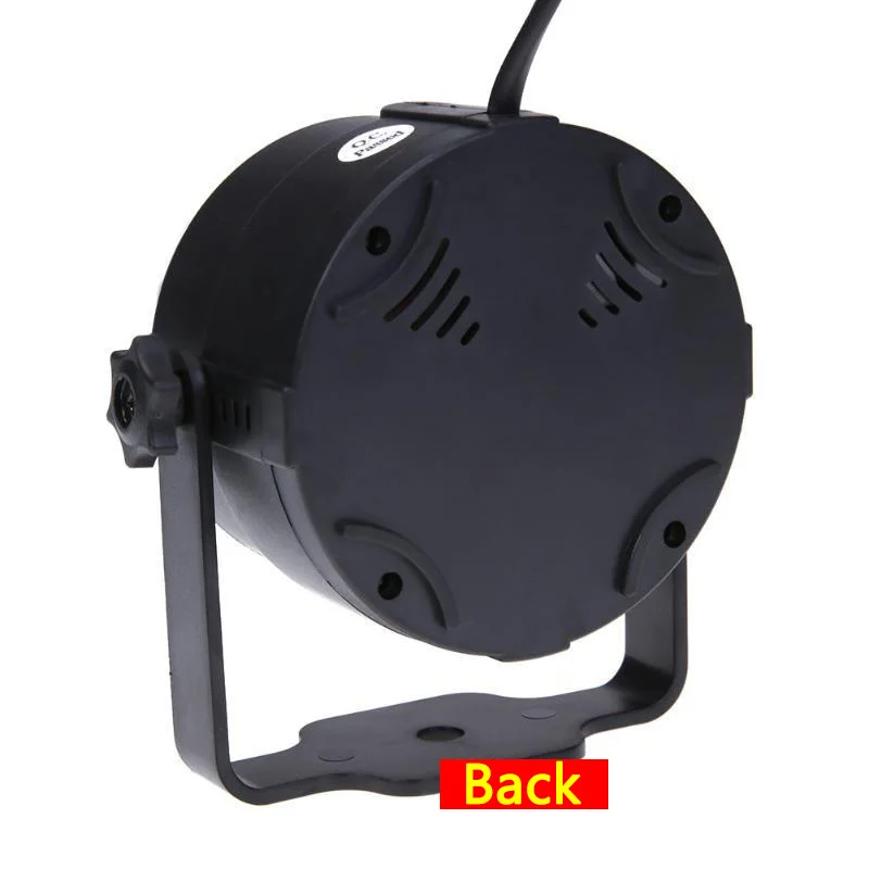 Вращающийся Диско Шар с активацией лазерный прожектор для вечерние стробоскоп