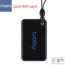 Nowy Aqara inteligentny zamek do drzwi karta NFC wsparcie Aqara inteligentny zamek do drzwi seria N100/N200/P100 kontrola aplikacji EAL5 + Chip dla bezpieczeństwo w domu