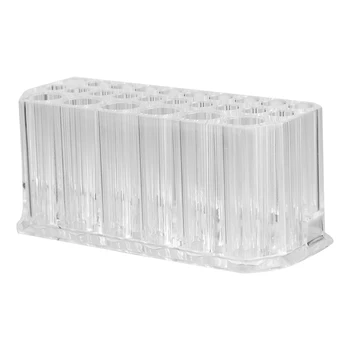 

Brush 26 Holes Transparent Cosmetic Brush Storage Eyebrow Pencil Organizer Display Stand Support
