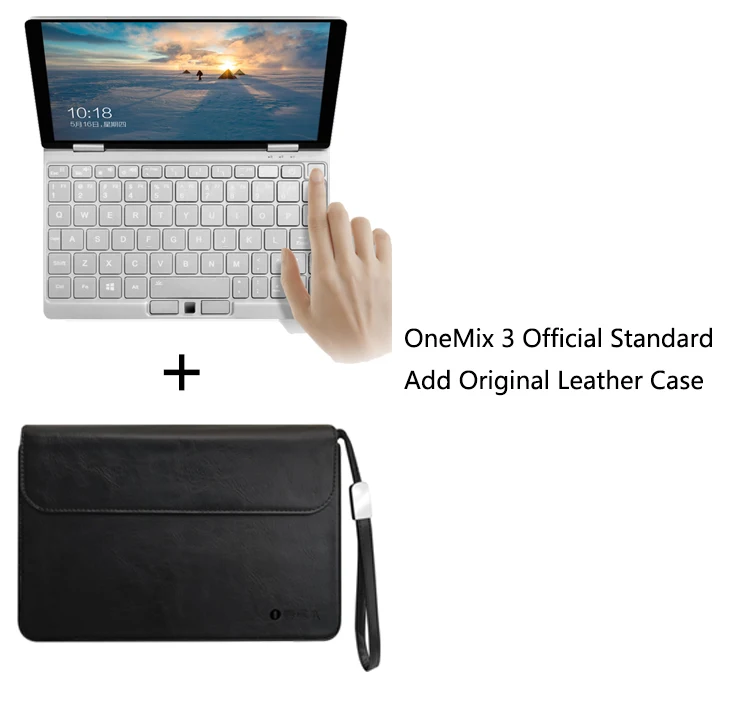 8," 2560*1600 OneMix 3 2-в-1 планшетный ПК Intel Core M3-8100Y 8 Гб 256 клавиатура с подсветкой ноутбука Win10 номерных знаков BT Тетрадь HDMI - Цвет: Add Leather Case
