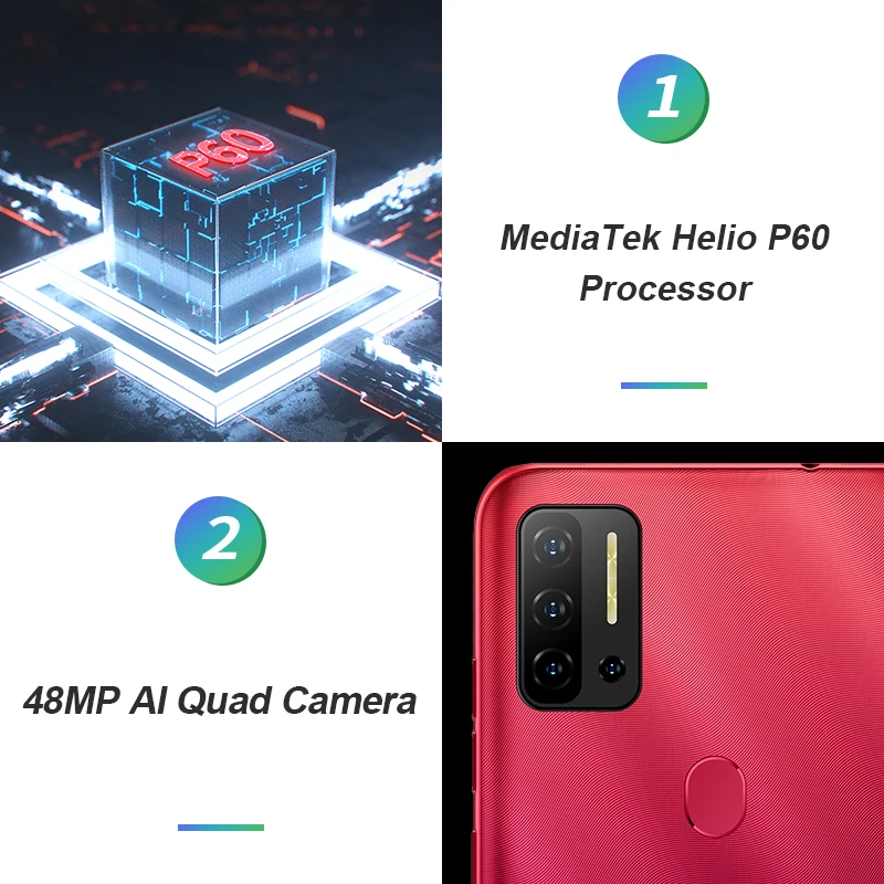 Ulefone Note 11P Smartphone Android 11 OS 8GB + 128GB 4400mAh Battery 6.55-inch HD+ Helio P60 Processor Original  CellPhone 4