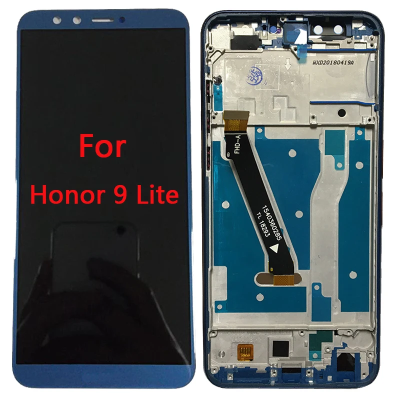 100% протестированный для Huawei Honor 9 lite экран дисплей 5 65 дюйма с рамкой сенсорный