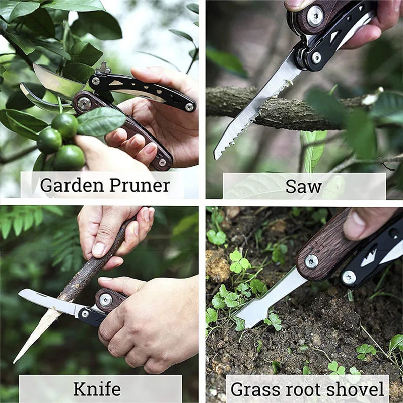 Garden Hand Pruner Multifunctional Pruning Shear Garden Cutting Tools For Tree Trimmers Orchard Shears - 6