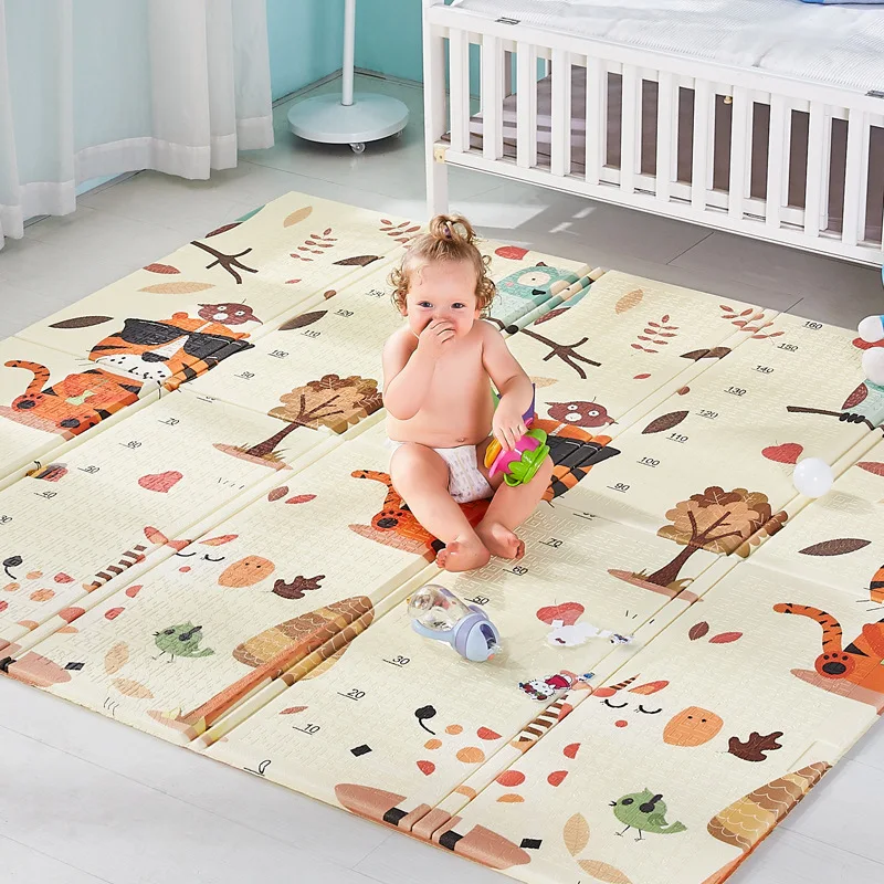 

Foldable Baby Crawling Mat XPe Foam Baby Climbing Pad Living Room Household Thickening Children Outdoor Game Mat