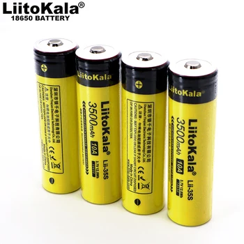 

Original 1-10PCS LiitoKala Lii-35S New 18650 battery 3.7V 3500mAh rechargeable lithium battery for LED flashlight+DIY pointed