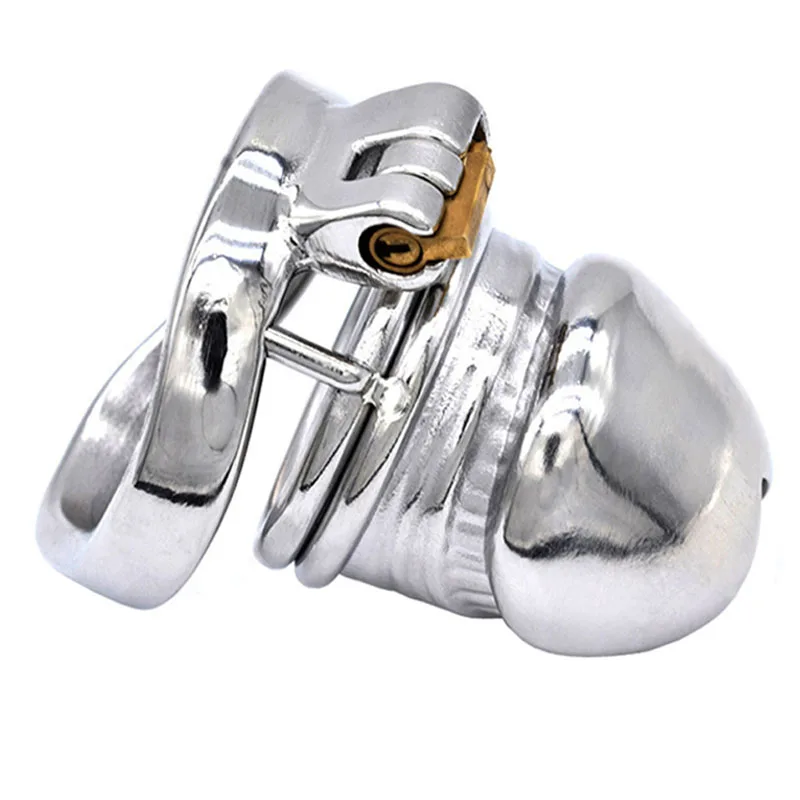 Stainless Steel Chastity Device Penis Lock Cock Cage Cockring For Men Cbt BDSM CB6000s Male Sex Toys | Красота и здоровье