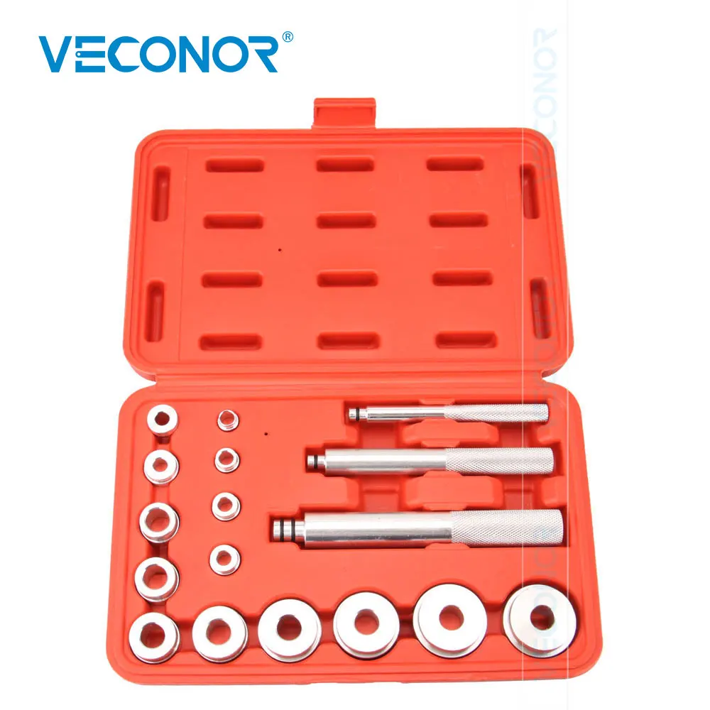 17 Pcs Wheel Bearing Race Seal Bush Driver Master Tool Set Aluminum Axle Color Send Randomly |
