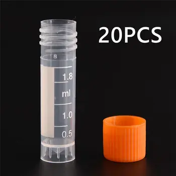 

1.8ml PP Lab Analysis Freezing Tubes Graduation Centrifuge Tube Volume Vials Bottles With Screw Cap