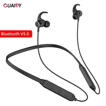 

4D Stereo Wireless Bluetooth Headsets Hanging Neck Earphone Magnetic For Xiaomi iPhone Universal Sports Music Earbuds Microphone