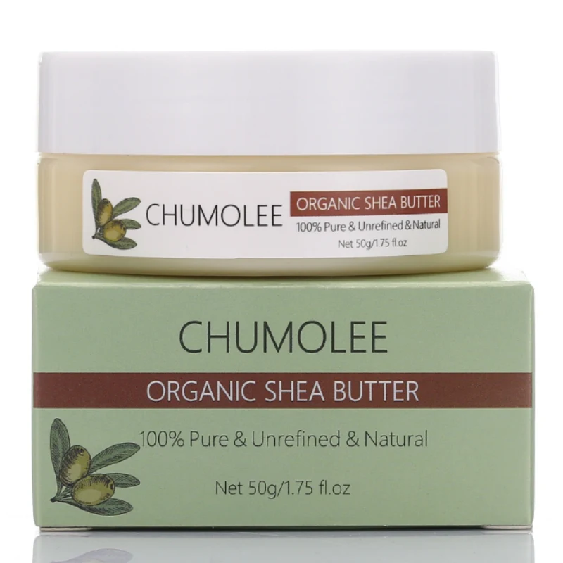 Chumolee Natural Unrefined Shea Butter 50g Repair Stretch Marks Smooth Scar Hair Care Body Massage Oil Skin Cosmetics Raw | Красота и