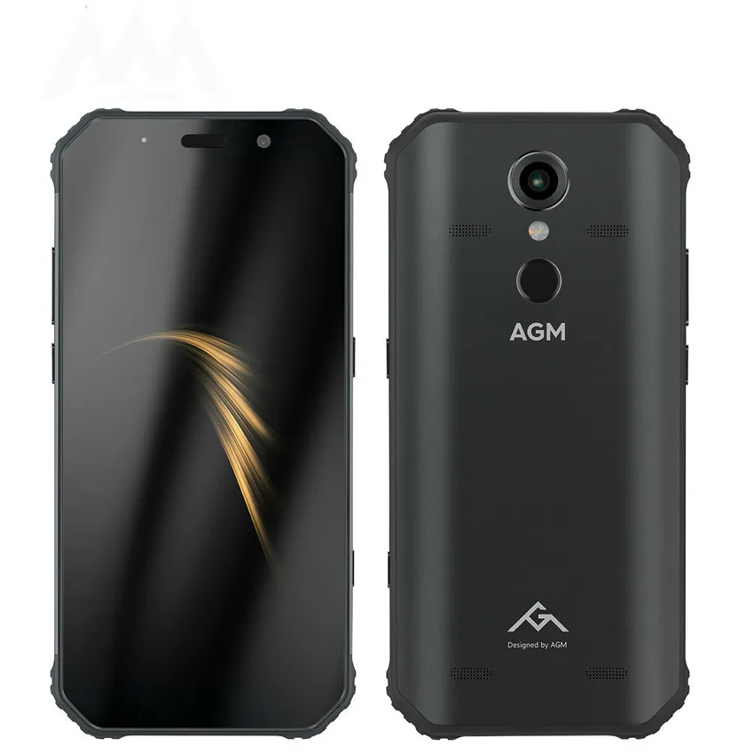 AGM A9 смартфон с 5 дюймовым дисплеем восьмиядерным процессором Qualcomm SDM450 ОЗУ 4 Гб ПЗУ