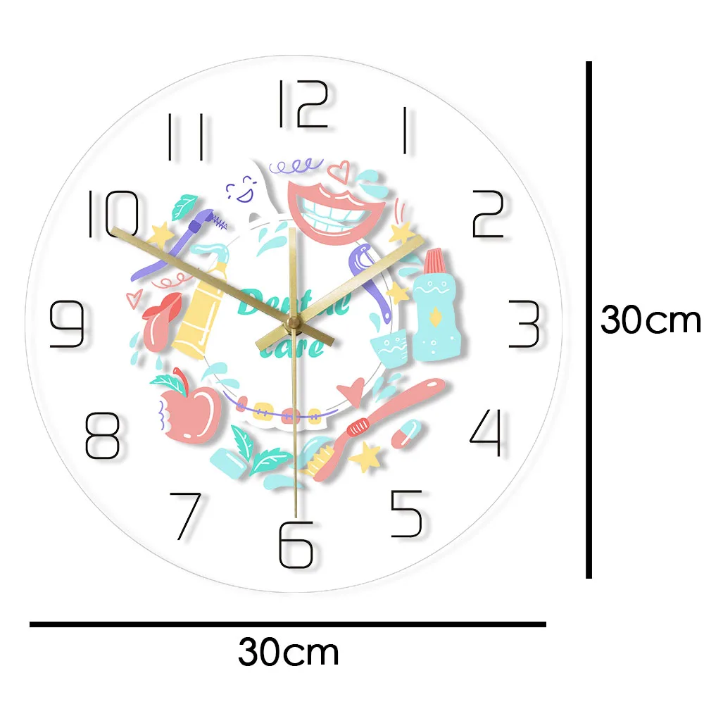 Стоматологический уход, стоматологи, офисные настенные часы, стоматологическая печать, настенные часы, оральная медицина, стоматологическая клиника, украшение, стоматология, идея подарка