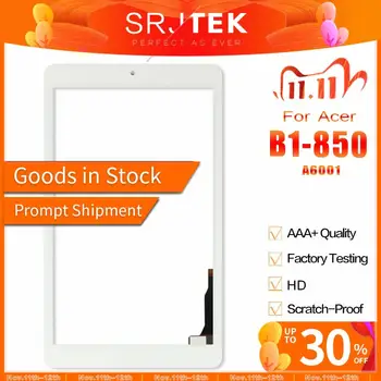 

Srjtek 8 inch touch panel For Acer Iconia One 8 B1-850 A6001 touch screen without frame touch panel digitizer touch panel