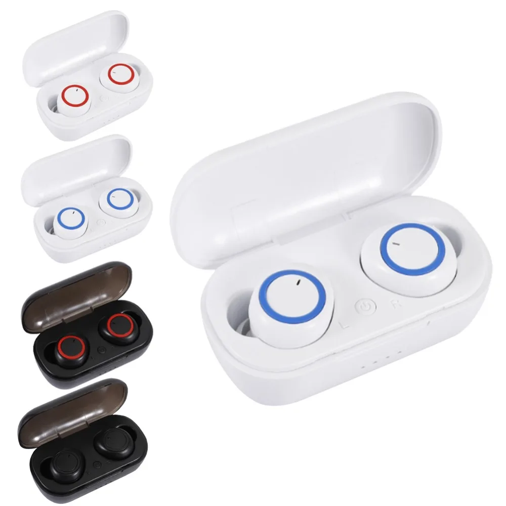 Наушники Bluetooth 5,0 с микрофоном Handsfree 3D стерео звук наушники с зарядным отсеком удобные и стабильные в носке