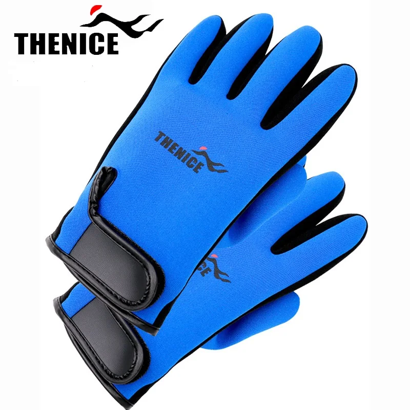 2 мм неопреновые перчатки для зимнего плавания, подводного плавания, дайвинга, противоскользящие, против царапин, теплые перчатки