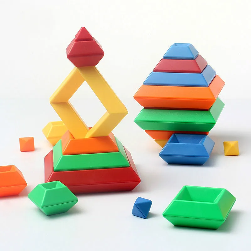 pyramid stacking blocks