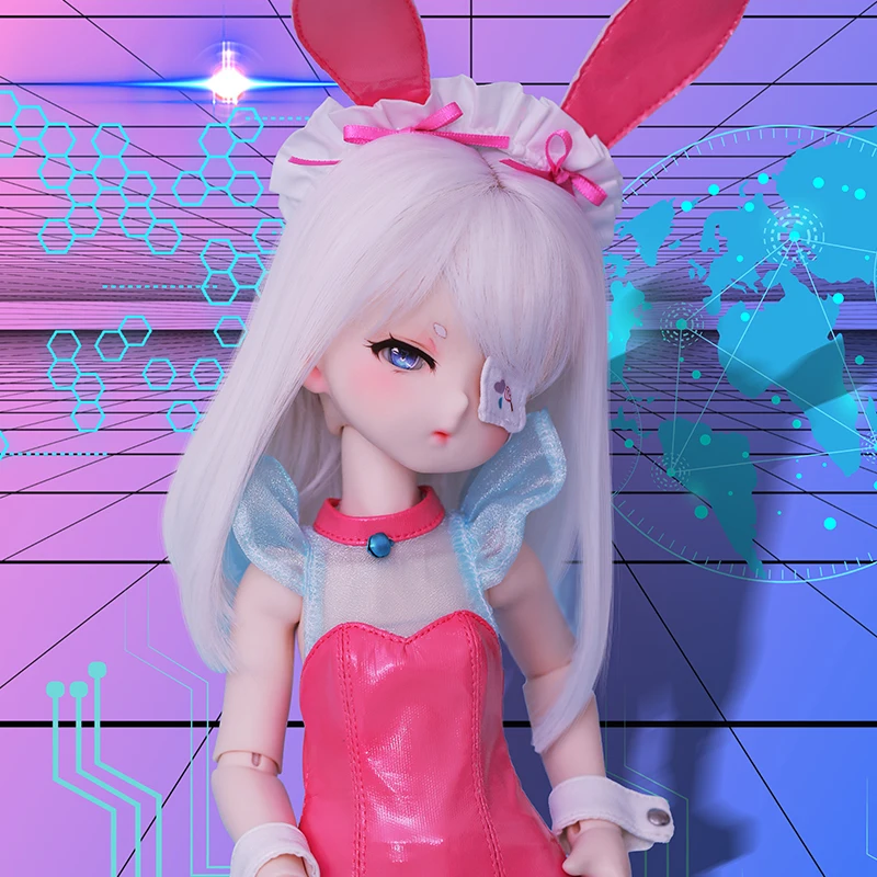 1/4 BJD Doll Berni Anime Figure Bunny Girl fullset Resin Toys for Kids