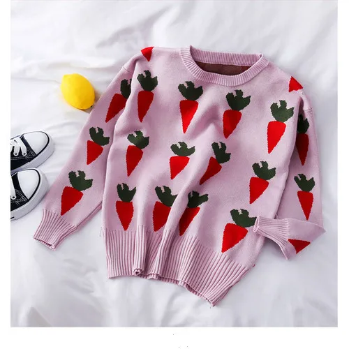 pink pullover Neploe женские Kawaii Ulzzang свитера милый Принт студенческий свободный джемпер женский корейский Панк пуловер Harajuku одежда для женщин - Цвет: pink pullover