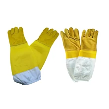 Защита от пчел перчатки из овчины рукава вентилируемые профессиональные анти пчела для Apiculture пчеловод улей