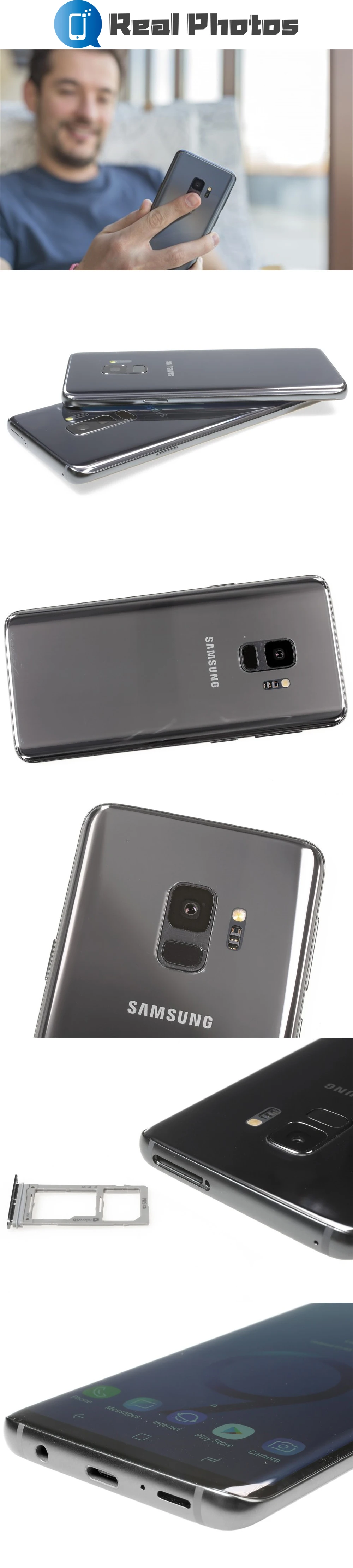samsung Galaxy S8 Plus, SM-G955U, G955F, 3500 мА/ч, ram, 64 ГБ rom, 6,2 дюймов, одна Sim, четыре ядра, Android, отпечаток пальца, 12 МП, телефон