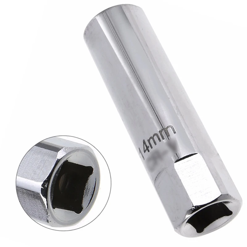 

Metal Spark Plug Socket Sleeve Removal Installation Hand Tools 14mm Replacement