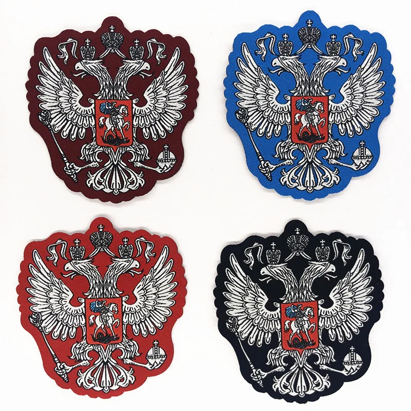 Россия эмблема Орел с флагом российской армии знак пришиван на одежде пальто