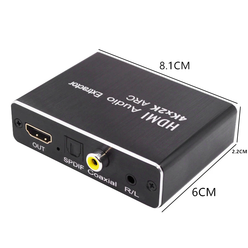 HDMI o Extractor 5 1 ARC к и оптический SPDIF 3 мм стерео Splitter| |