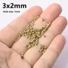 Rondelle Wheel 3mm 4mm 5mm 6mm 7mm Solid Brass Metal Light Gold Color Loose Spacer Beads lot for Jewelry Making DIY Findings ► Photo 2/6