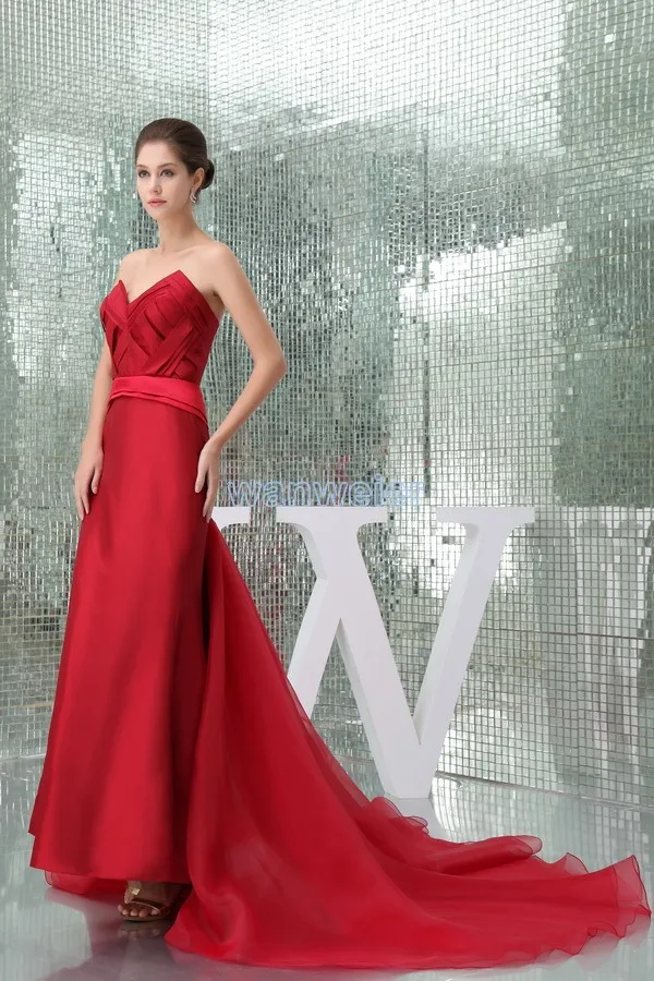 

free shipping modest 2016 new formales long sleeve plus size small train with jacket bridal dress red Mother of the Bride Dress