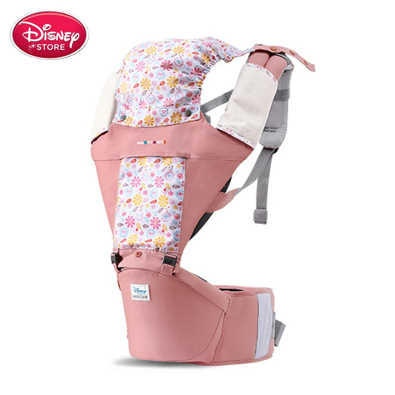 Disney Baby Carrier Infant Kid Baby Hipseat Sling Front Facing Kangaroo Baby Wrap Carrier for Baby Care Mummy Travel Bags - Цвет: pink