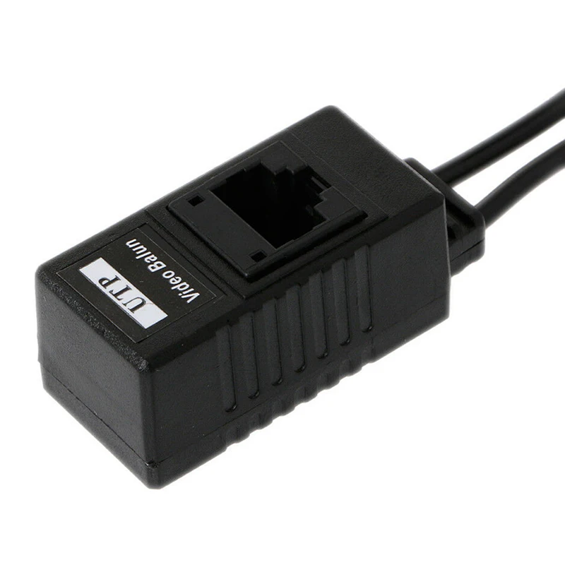 1 пара BNC к RJ45 Пассивный Видео мощность+ Аудио балун трансивер для камеры видеонаблюдения
