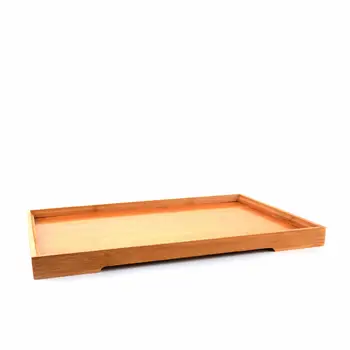 

1x Natural Bamboo Serving Table Soild Flat Tea Tray Bamboo Furnishing 37x26cm Gongfu Kung fu Tea Tray Serving Table