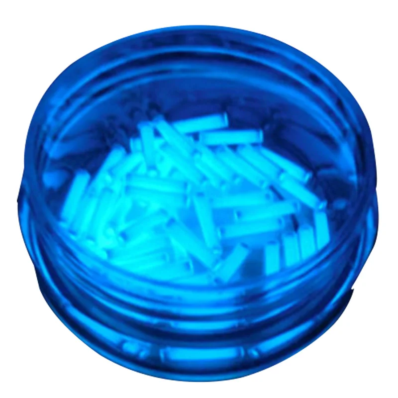 1 шт. 1,5X6 мм тритиевая газовая трубка самосветящаяся 15 лет высокотехнологичных продуктов Edc для наружного кемпинга аварийное оборудование аксессуары - Цвет: Ice blue