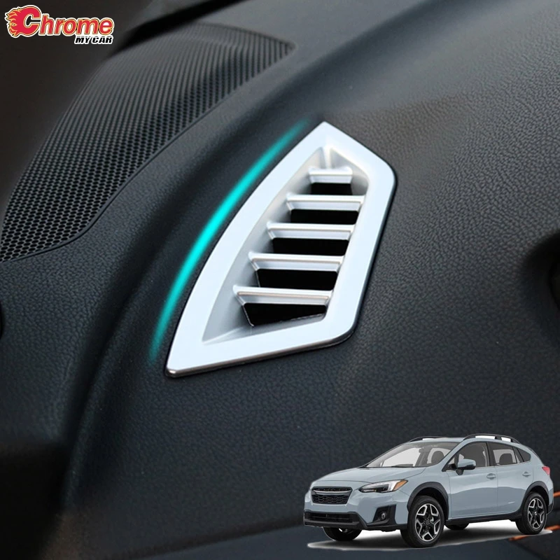 Для Subaru XV Crosstrek 2018 2019 2020 хромированный передний верхний вентиляционное отверстие