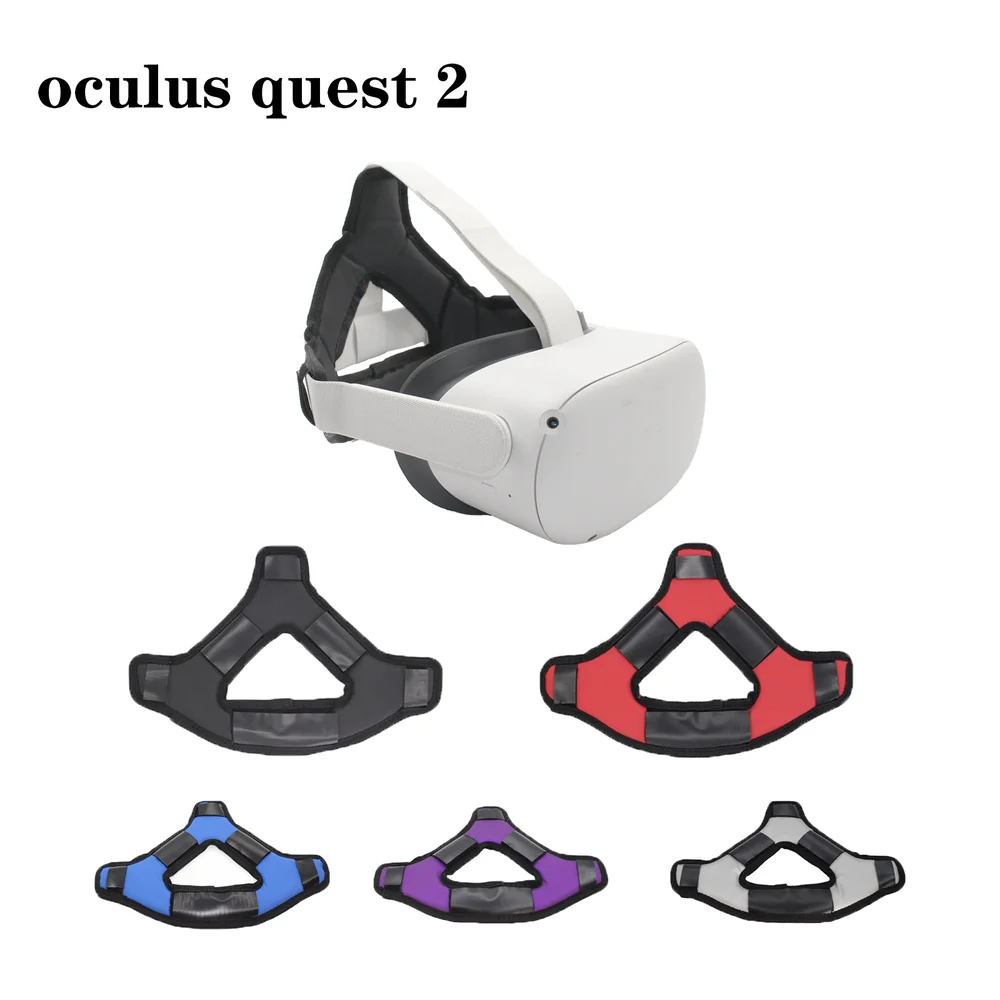 Pressure-relieving Headband for Oculus Quest 2 Comfortable Head Pad Non-slip PU Weight-reduce Strap oculus quest Accessories | Электроника