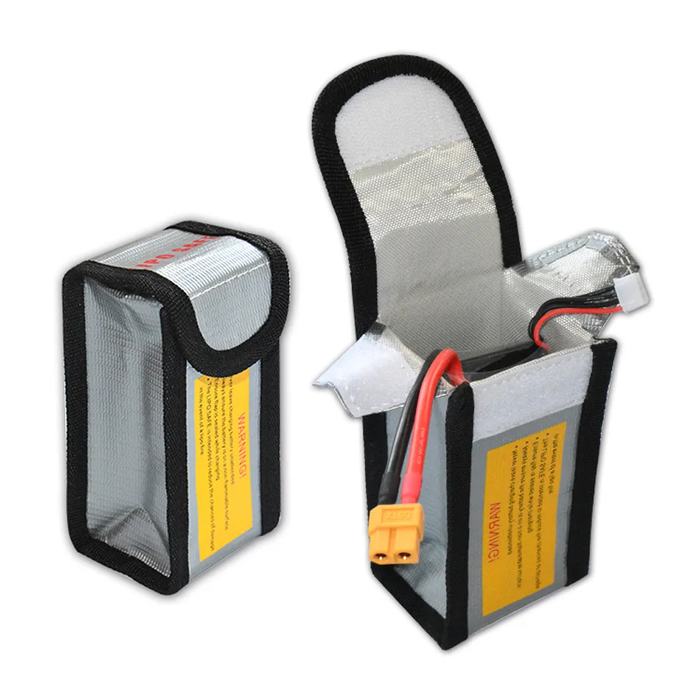 LiPo Li-Po Battery Fireproof Safety Guard Safe Bag 64*50*125MM 100% brand new bag Dropshipping | Игрушки и хобби