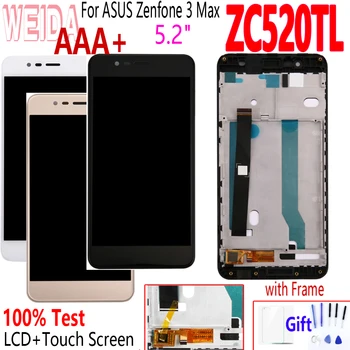 

Original 5.2" For ASUS Zenfone 3 Max ZC520TL X008D LCD Display Touch Screen Digitizer Assembly with Frame For ASUS ZC520TL LCD
